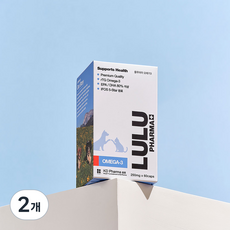 룰루파마 반려동물 영양제 250mg X 60캡슐, 60정, 오메가3, 2개