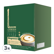 루카스나인 시그니쳐 디카페인 라떼, 14g, 30개입, 3개