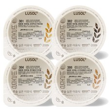 LUSOL 孩童常溫副食品稀飯 10~12個月, 南瓜地瓜口味+營養紅棗口味+韓牛烤肉口味+地瓜高麗菜蘋果口味, 120g, 4個