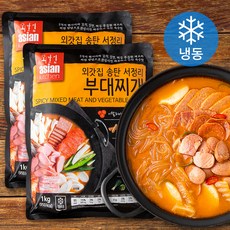 외갓집 송탄 서정리 부대찌개 (냉동), 1kg, 2개