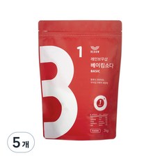 레인보우샵 베이킹소다 베이직, 3kg, 5개