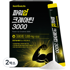 크레아틴-추천-뉴트리원 파워업 크레아틴 3000 30p, 180g, 2박스
