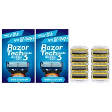 Gillette 吉列 Proshield刮鬍刀組, 2套, Lasertech + Gillette Pro Shield 黃色 4p