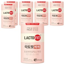 락토핏 베베 유산균 60포, 60개, 120g, 6개