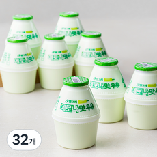빙그레 메로나맛 우유, 240ml, 32개