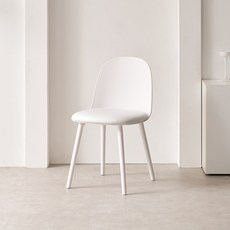 알토 클로텍스 디자인 식탁의자 방문설치, 화이트, 4개