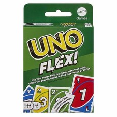 UNO FLEX 紙牌遊戲，2-8人，7歲以上適用, 1組