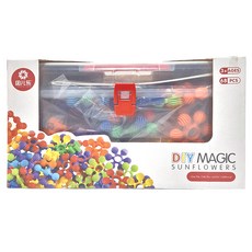 因儿乐DIY魔力豆Set，3+ Ages，68 PCS，DIY Magic Sunflowers, 1盒
