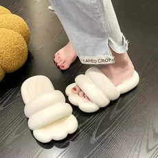 아로무드 여성용 귀여운 푹신한 구름 거실 슬리퍼