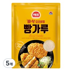 해표 빵가루, 1kg, 5개