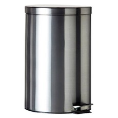 不鏽鋼腳踏式垃圾桶 20L, 混色