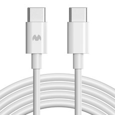 구스페리 c타입 to c타입 60W 고속 충전 케이블, 3m, 화이트, 1개