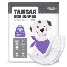 탐사 강아지 기저귀 남아용, 대형, 1팩, 30매입