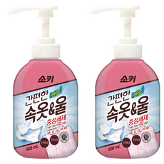 소키 간편한 속옷 울 중성세제 본품, 500ml, 2개