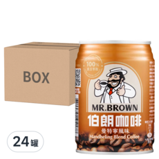 金車 MR.BROWN 伯朗咖啡 曼特寧風味 240ml*24罐