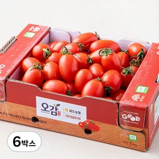 세도농협 GAP 인증 대추방울토마토, 6박스, 1kg