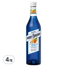 마리브리자드 블루큐라소 시럽, 700ml, 4개