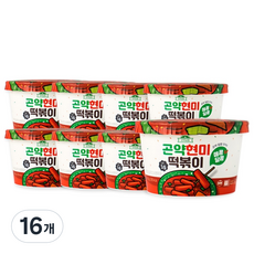 다신 곤약상회 곤약현미 떡볶이, 145g, 16개