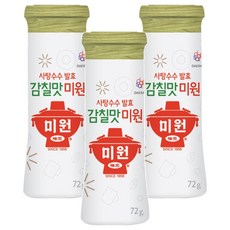 미원 사탕수수발효 감칠맛, 72g, 3개