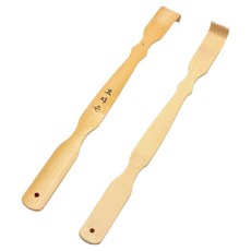 나홈 고급 대나무 효자손 45.5cm, 우드, 2개 우드, 2개