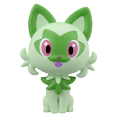 BANDAI PoKeMoN 寶可夢 快組系列 PLAMO 組裝模型 新葉喵, 1個