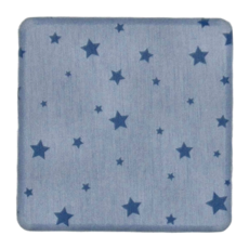 御堂堂 珪藻土杯墊, 10x10x0.9cm, 星星款, 星星藍, 10 x 10cm, 6個