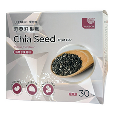ULESON 優你身 奇亞籽果膠，熱帶水果風味, 540g, 1盒