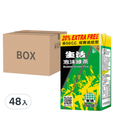 nulife 生活 泡沫綠茶 300ml x 24入, 茉莉花香, 微糖新配方, 48入