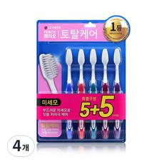 페리오 토탈케어 미세모 칫솔, 10개입, 4개