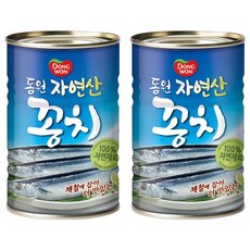 동원 꽁치 통조림, 300g, 2개