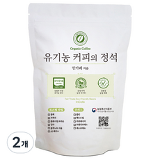 인카페 유기농 커피의 정석 올가닉프레쉬 분쇄 커피, 에스프레소, 200g, 2개