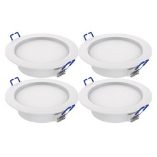 Lumitron Downlight無眩光嵌入式燈 4吋 9W, 白象牙色, 4個