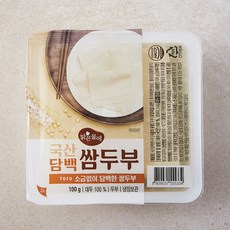국산 담백 쌈두부, 1개, 100g