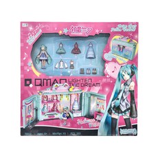 HATSUNE MIKU 初音未來 夢幻換裝衣櫃 - 含多款服裝, 折疊手提箱, QM30143, 1盒