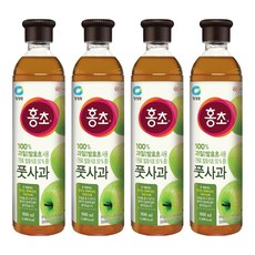 홍초 풋사과 음용식초, 900ml, 4개