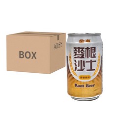 金車 麥根沙士 麥根風味 24罐, 330ml