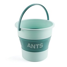 Ants 攜帶式折疊洗車桶, 16.8L, 薄荷