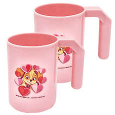 PAW PATROL 汪汪隊立大功 牙刷杯 300ml, 2個, 粉色