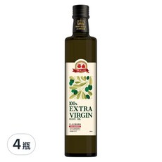 泰山 第一道冷壓橄欖油，源自西班牙，單元不飽和脂肪75%，不回流設計，優雅烹飪, 500ml, 4瓶