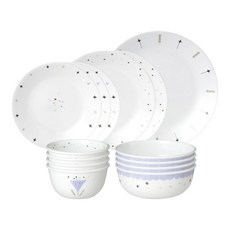 Corelle 康寧 小王子系列 碗盤 Set 14件, 紫色, 碗盤14件, 1組