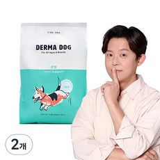  더마독 가수분해 단백질 강아지 애견 연어 오리 건강사료, 뼈/관절, 1kg, 2개 