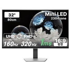 한성컴퓨터 4K UHD Fast IPS QD Mini LED 160 320 듀얼모드 게이밍 모니터 화이트, 80cm, TFG32U16PM2304ZMW(일반)