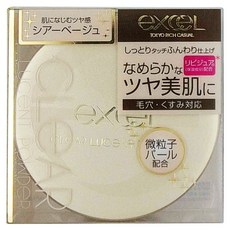 日本 excel 光感透亮蜜粉 03明亮裸膚N 20g，含微粒子珍珠, 1罐
