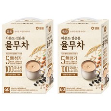순작 아몬드 검은콩 율무차, 18g, 60개입, 2개