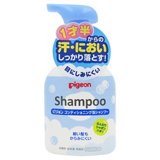 Pigeon 貝親 幼兒泡沫洗髮精 1歲半以上使用 皂香, 350ml, 1瓶