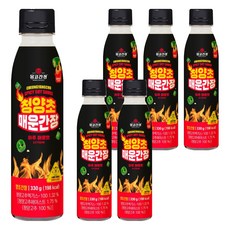 몽고간장 청양초 매운간장 아주매운맛, 330g, 6개