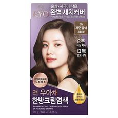 려 우아채 멋내기 새치크림, 5N자연갈색, 1개