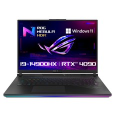 에이수스 2024 ROG 스트릭스 스카 18 코어i9 인텔 14세대 지포스 RTX 4090, Off Black, 2TB, 32GB, WIN11 Home, G834JYR-R6030W