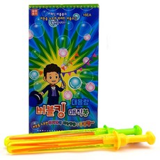 대형 빅 매직버블봉 비눗방울 스틱 280ml 16p, 혼합색상, 1세트
