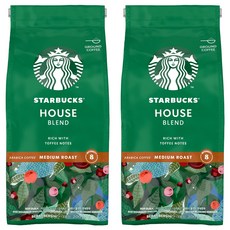 STARBUCKS 星巴克 太妃糖味中焙綜合咖啡豆, 手沖咖啡, 200g, 2包